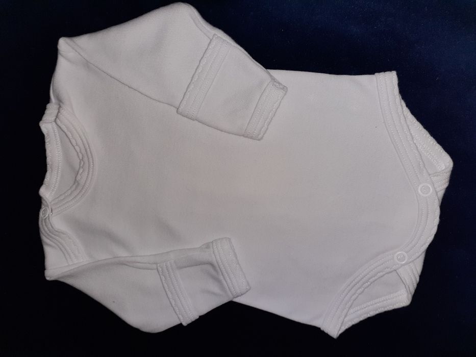 Body niemowlęce śnieżnobiałe 50