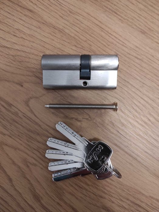 Циліндр ключ/ключ Р6Р30/40 SN матовий нікель MVM