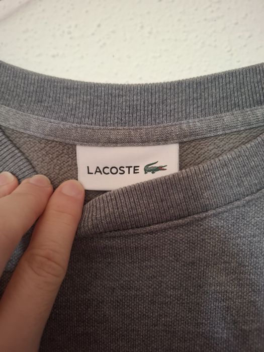 Sweater Lacoste cinzenta