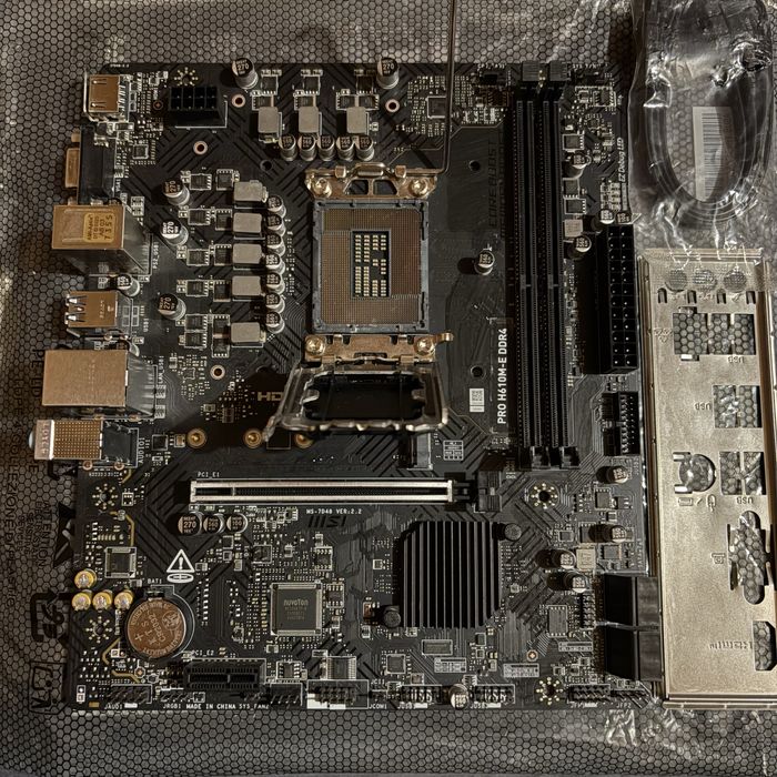 Материнська плата MSI PRO H610M-E DDR4