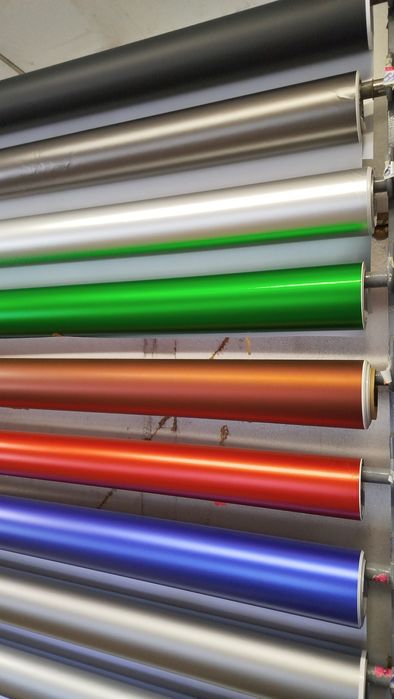 Матовий хром,вінілова автомобільна плівка