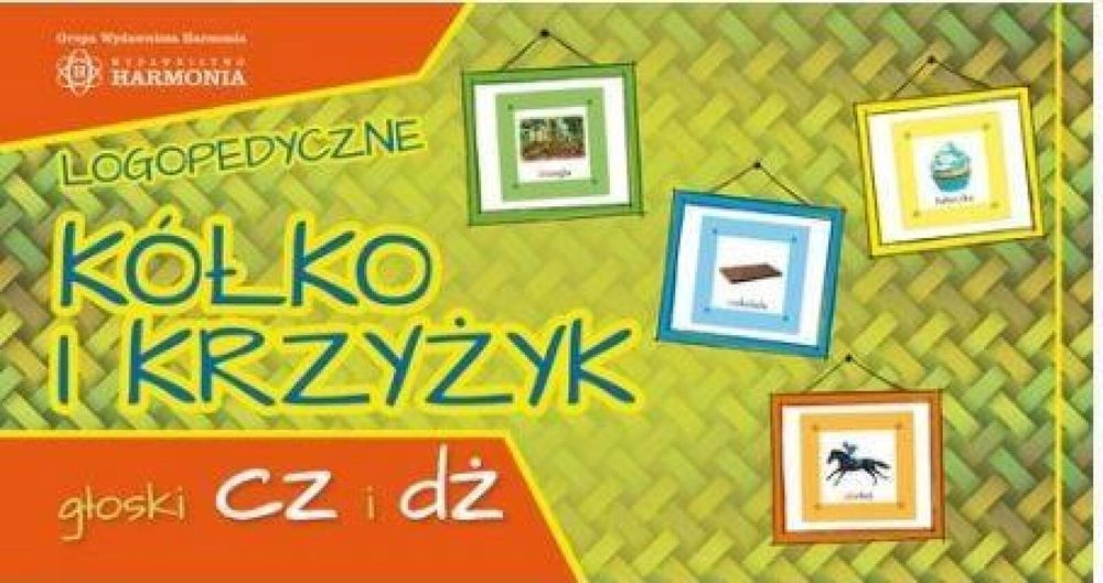 Logopedyczne kółko i krzyżyk Głoski CZ i DŻ Harmonia praca