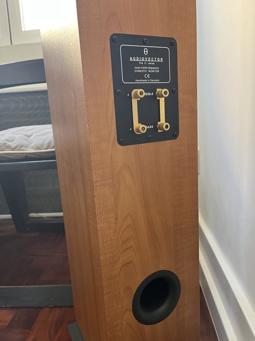 Colunas stereo dinamarquesas Audiovector