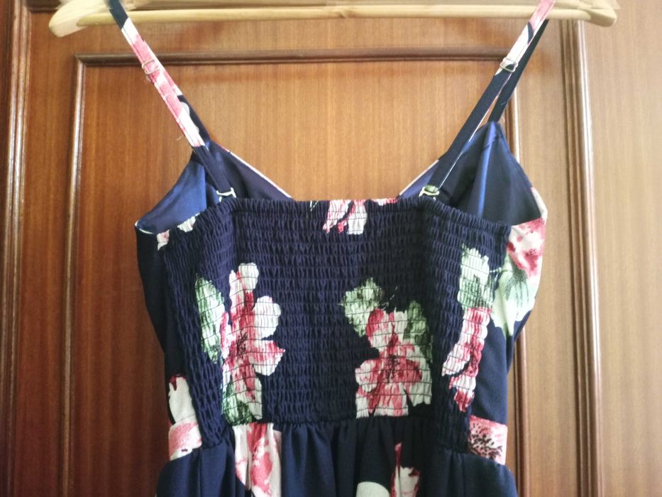 Vestido alças florido