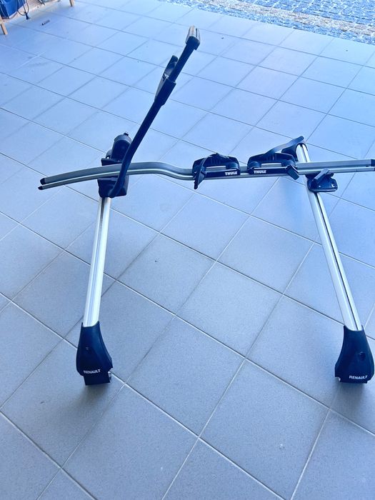 Barras de tejadilho + suporte de bicicleta