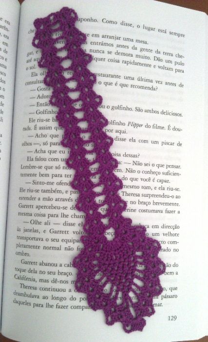 Marcador de Livros - Croché