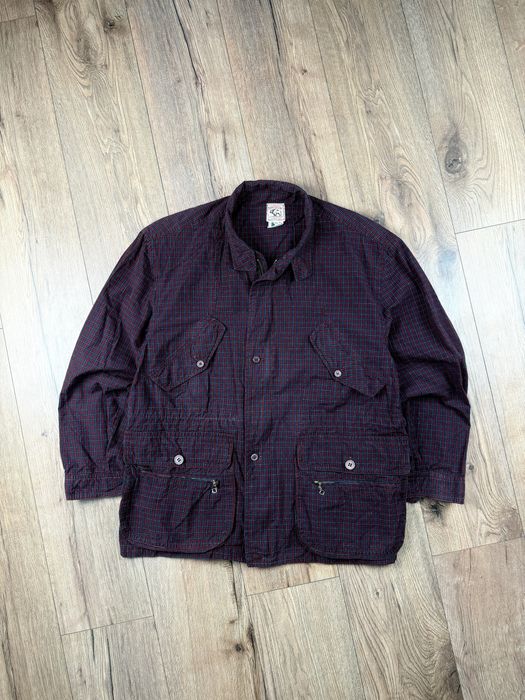Вінтажна куртка сорочка Boston Manufacturing Firenze Italy Gorpcore Casual Клітчаста