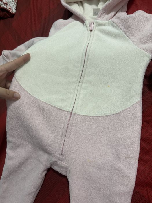Комплект 3 Флісові Чоловічки ромпер old Navy 18-24m, Carters,Lupilu