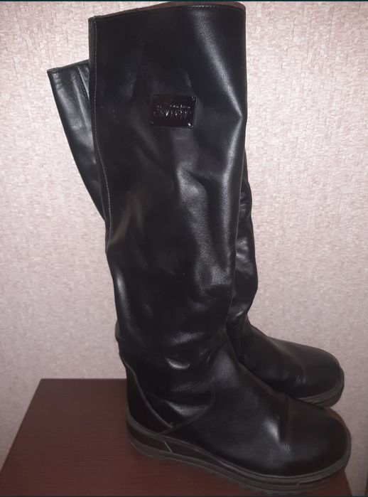 Сапоги жіночі з натуральної шкіри