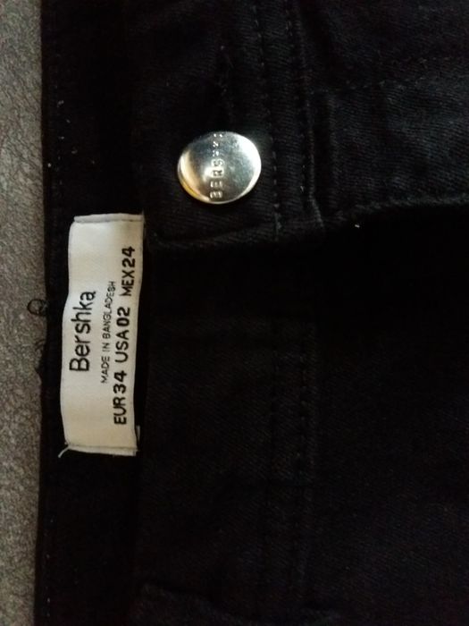 Spodnie jensowe czarne