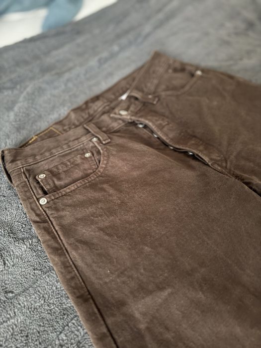 Корисневі джинси levis