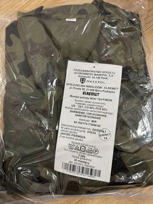 Mundur polowy 124P M/R nowy
