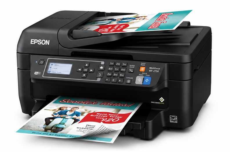 Impressora Multifunções Epson WorkForce WF-2750DWF Wi-Fi | Como Nova | Na Caixa