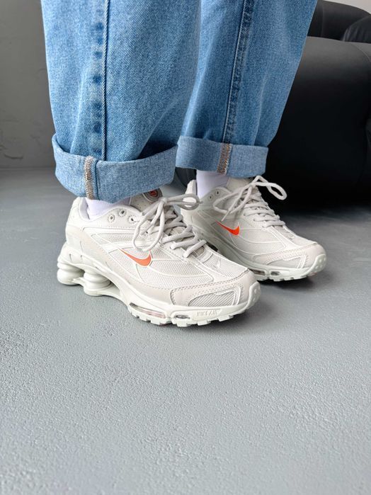 Кросівки Nike Shox Ride 2 Light Bone/Orange premium