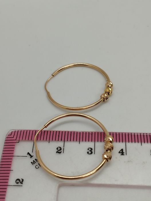 Золотые сережки 1.6 грамма