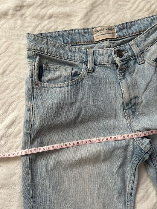 #cropp spodnie jeansowe niebieskie