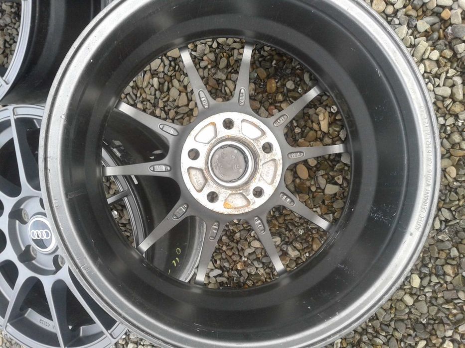 oryginalne r16 felgi szare autec 5x112 audi a3 a4 a6 mercedes b8 b7 c6