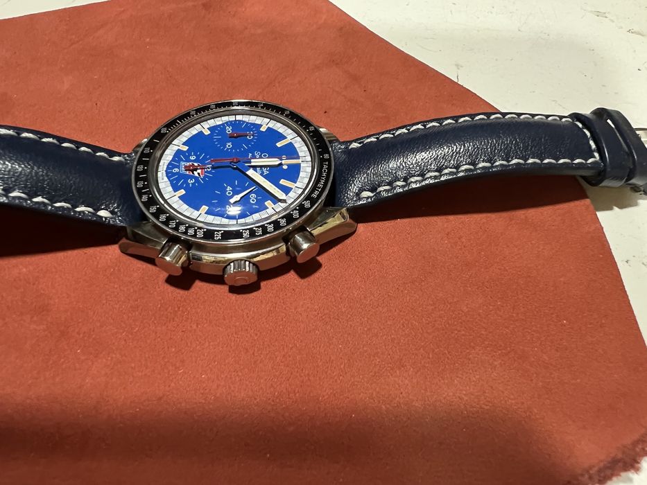 Relógio omega Speedmaster modelo kart, posso fazer troca