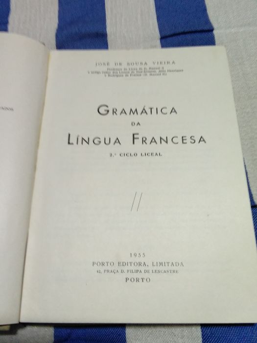 Gramática Lingua Francesa - 1955