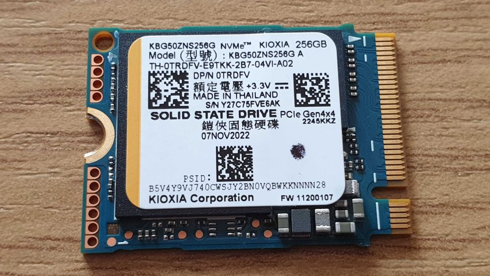 SSD диск 256GB M.2 PCIe 4.0 x4 NVMe