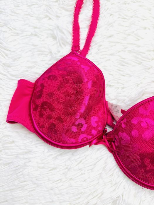 Biustonosz usztywniany 75A różowy