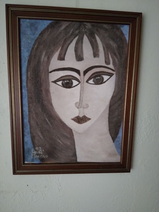 Quadro- retrato de rapariga