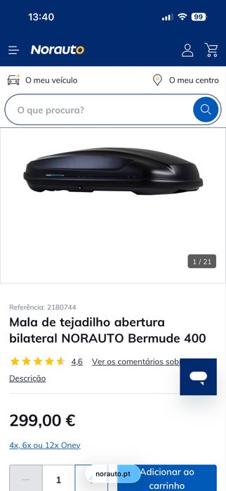 Barras tejadilho c/kit e bagageira bermude 400