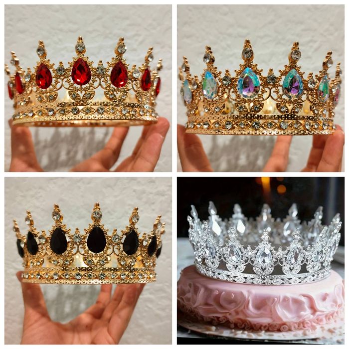 Корона для торта діадема 12.5 см