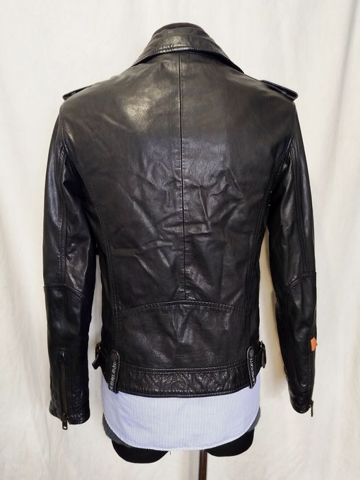 Куртка, косуха кожаная мужская Superdry р. М.