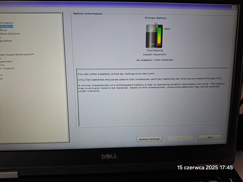 Notebook DELL Latitude E5470