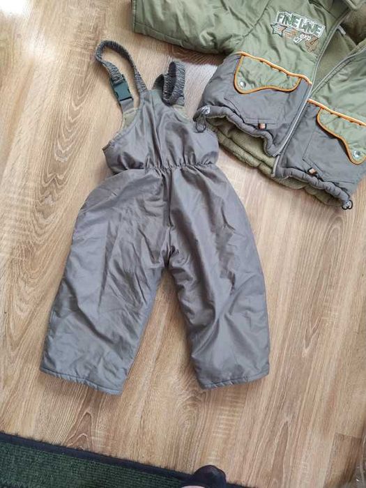 Dwuczęściowy kombinezon zimowy r. 86 Zebra