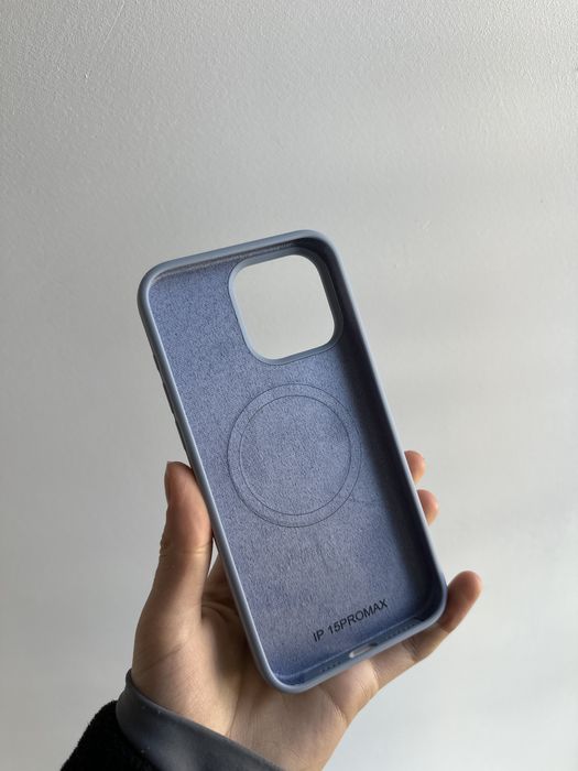 Etui silikonowe błękitne MagSafe do IPHONE 15 PRO MAX