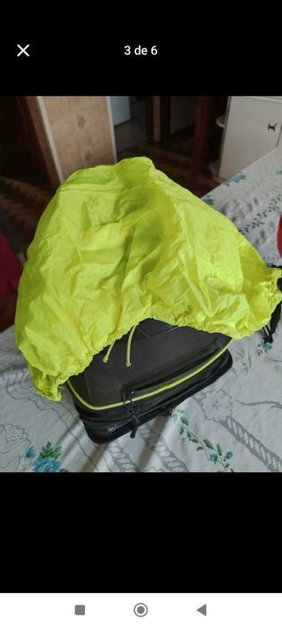 Mochila de moto para capacete
