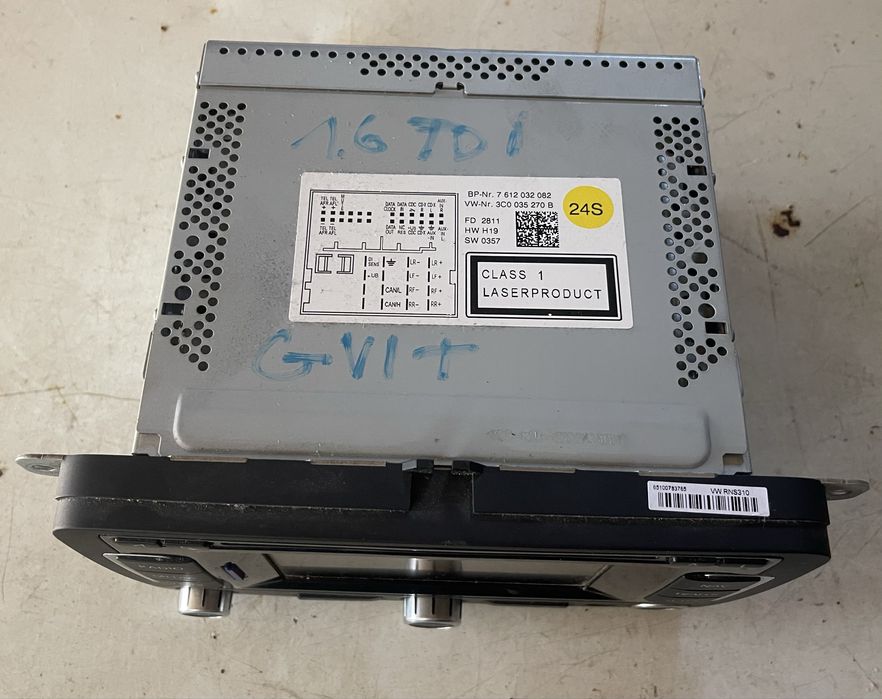 Vw golf VI touran caddy radio nawigacja KOD navi sprawne ładne RNS310