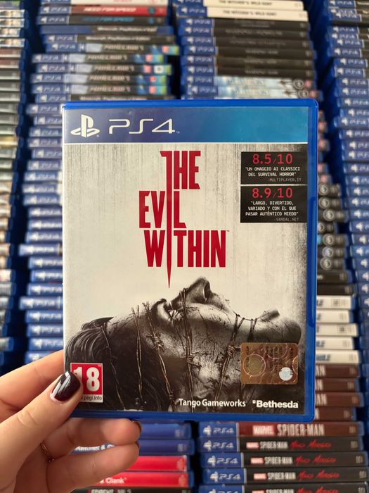 Гра The Evil Within на ps4, диск з грою на пс 4, ліцензія