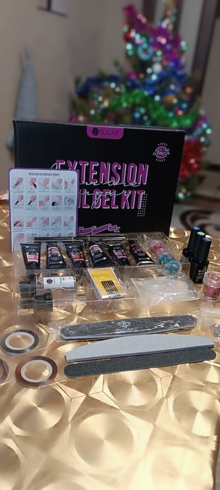 Новый набор для наращивания и дизайна ногтей