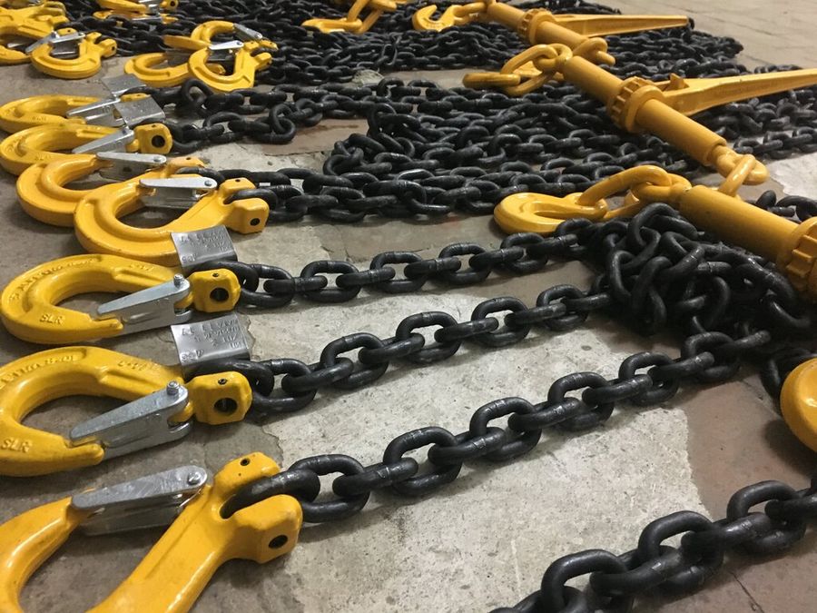 Цепь крепежная трал, стяжное устройство, стяжки цепные крепления груза