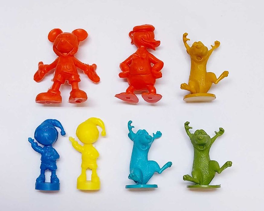 Bonecos monocromáticos Disney, Noddy, Ratatouille