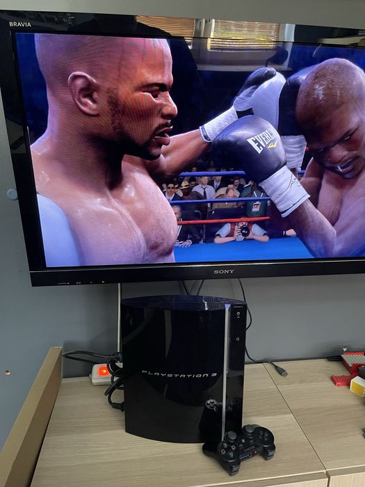 Playstation 3 Fat konsola sony ps3 fat dualshock 3 soft 4.82 + gra boks