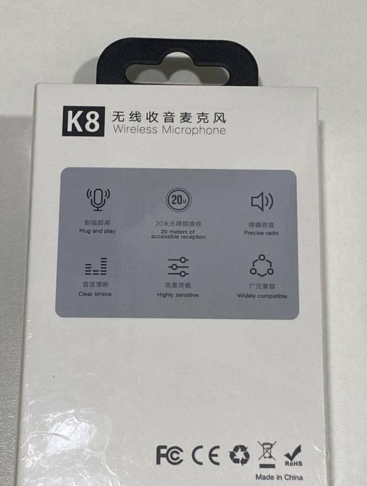 Мікрофон бездротовий К8 Type-C