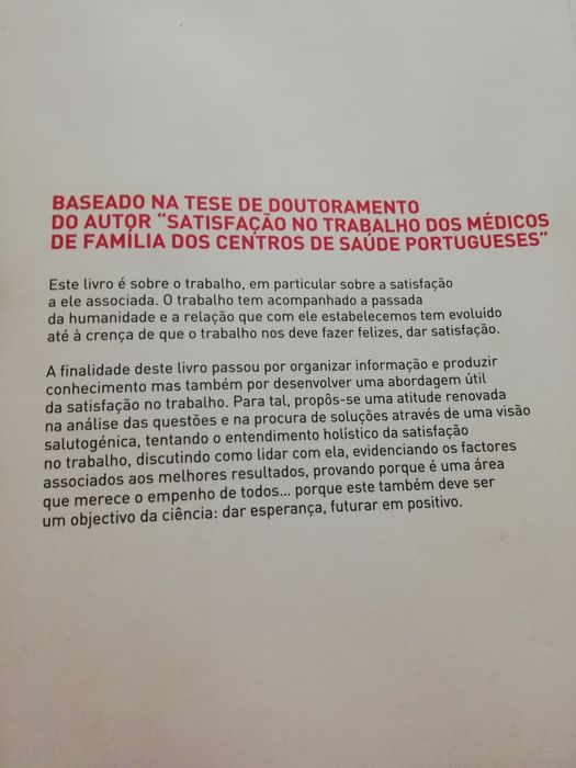 Livro Futurar em Positivo Satisfação no Trabalho (descida de preço)