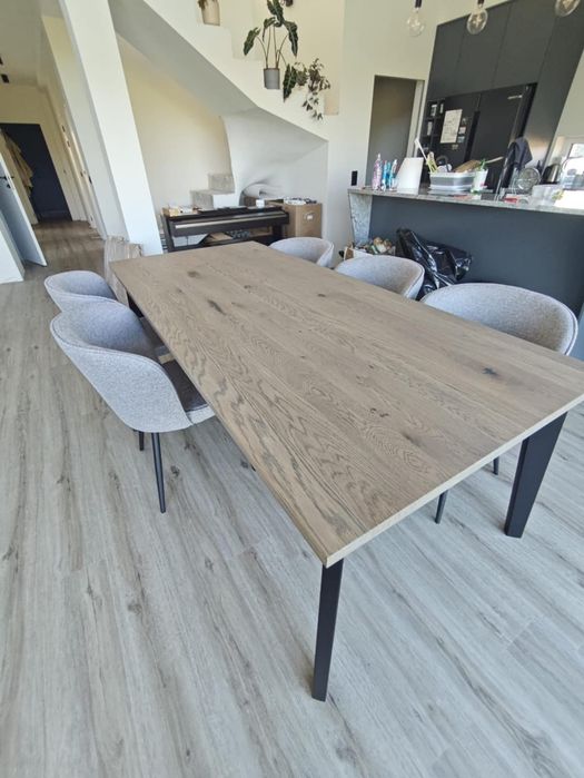 Nowoczesny stół dębowy | Designerski | Lite drewno | Producent