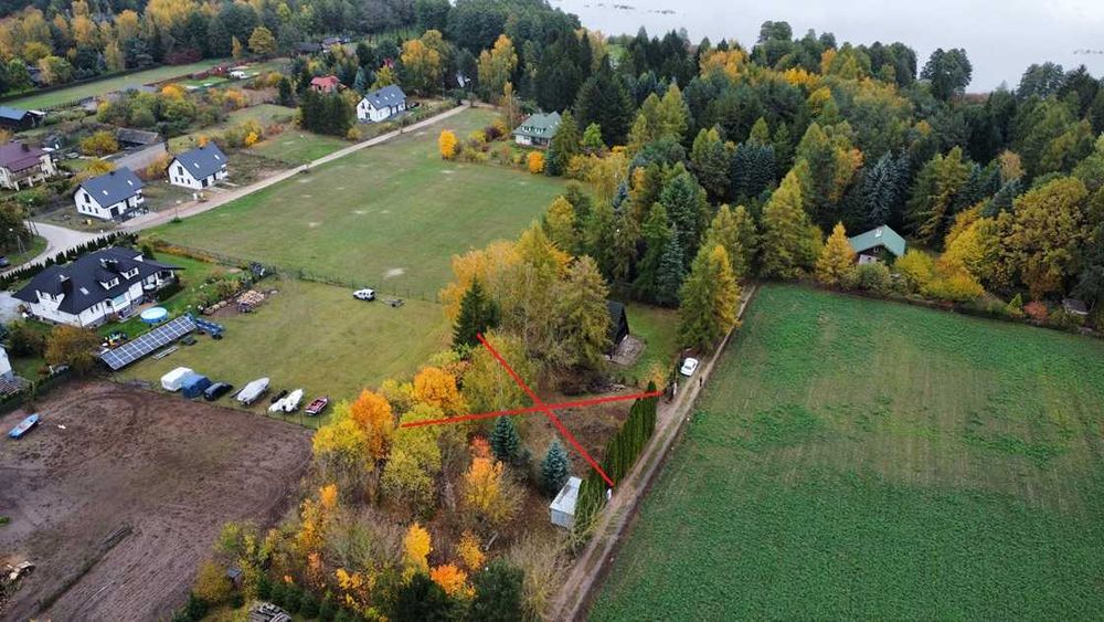 Działka budowlana 900m2 blisko rzeki Narew w Wierzbicy!!