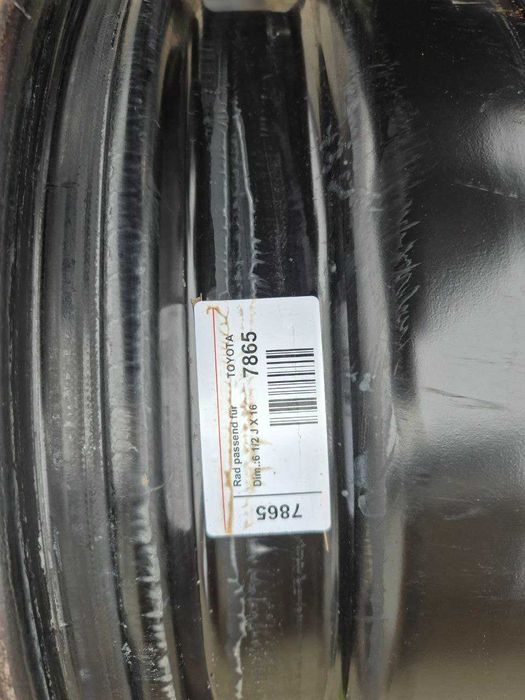 Диски стальні R16 5x114.3 6.5J ET45 Toyota