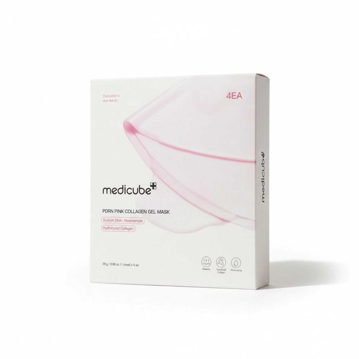 Medicube PDRN Pink Collagen Gel Mask Maska Hydrożelowa - 4 szt