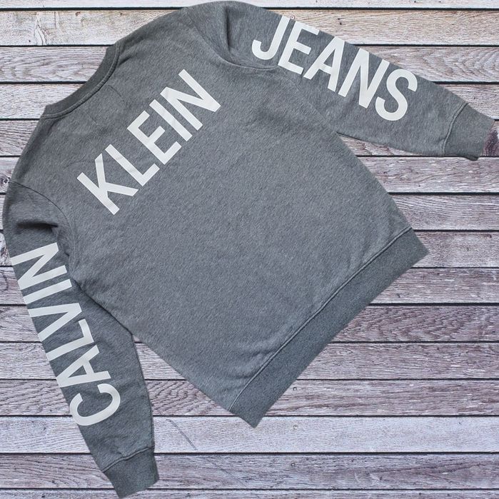 Світшот Calvin Klein Institutional grey big logo (Розмір М)