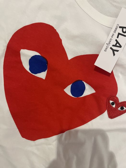 koszulka comme des garcons play biala rozmiar M