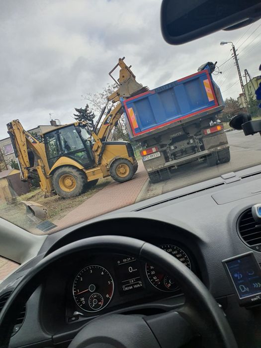 Usługi Koparko ładowarką minikoparka Wykopy Poznań Szczepankowo