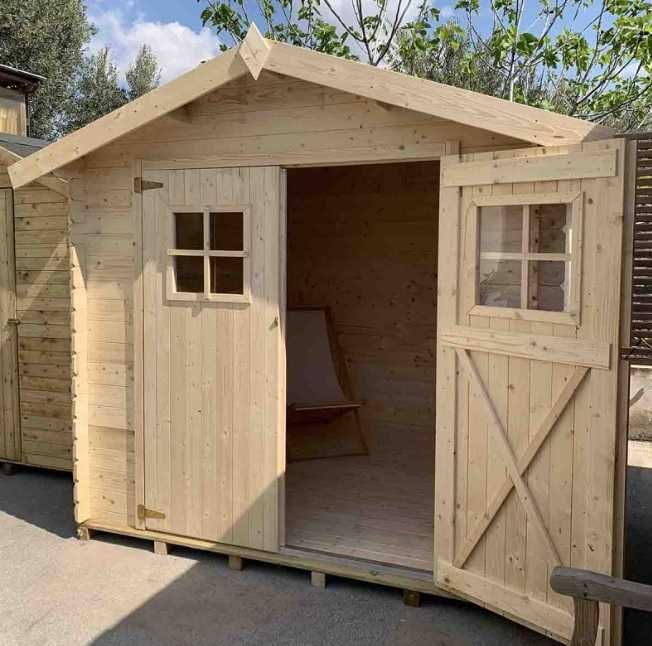 OD RĘKI Domek 2,5x2,5 narzędziowy drewniany 2,46x2,46 ogrodowy podłoga
