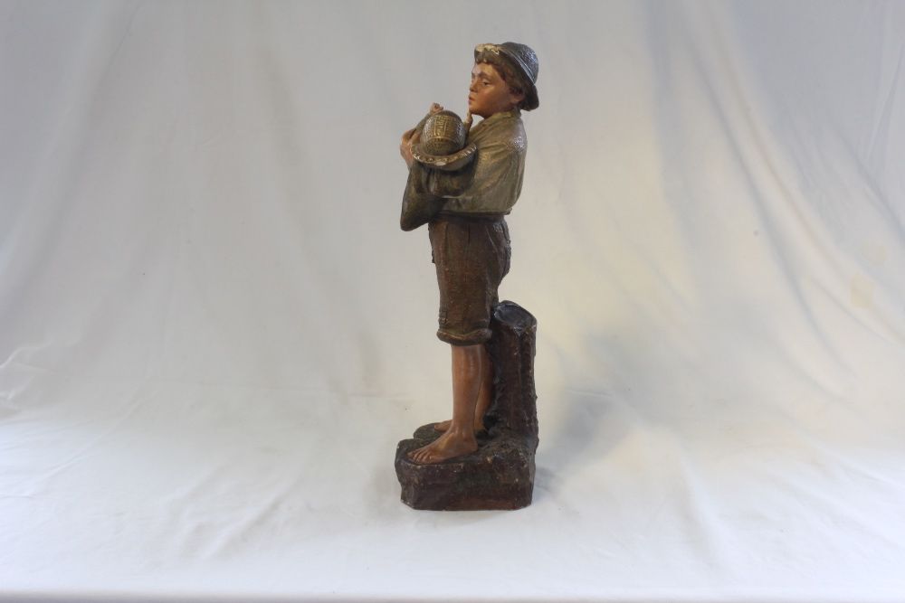 Figura de  Bernard Bloch em Terracota policromada anos 30